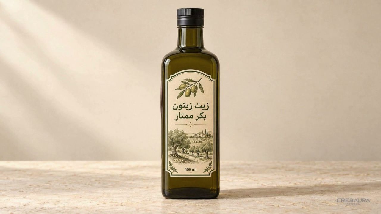 Cuts from the Cre8Aura showreel: an olive oil rebrand, a fragrance, social content, animation and modest fashion